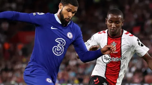 Ruben Loftus-Cheek of Chelsea and Ibrahima Diallo of Southampton