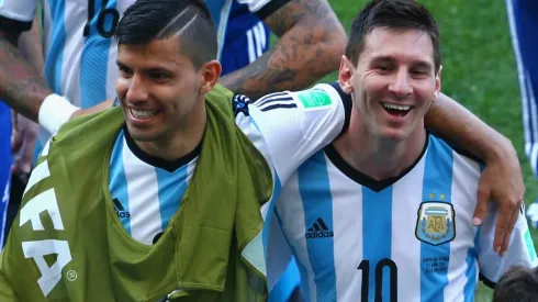 Sergio Aguero and Lionel Messi