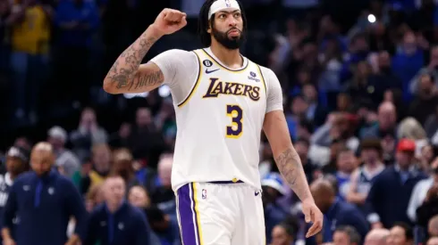 Anthony Davis #3 of the Los Angeles Lakers