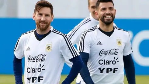 Lionel Messi and Sergio Aguero