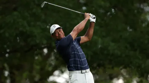 Tiger Woods at the 2023 Masters tournament