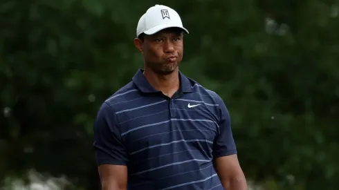 Tiger Woods during the second round of the 2023 Masters Tournament at Augusta National Golf Club