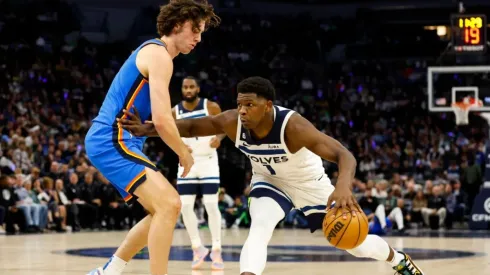 Anthony Edwards against the Thunder.