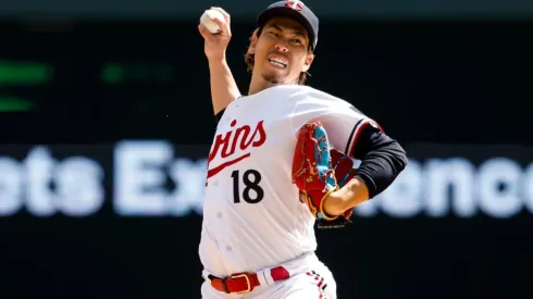Kenta Maeda pitcher of the Minnesota Twins