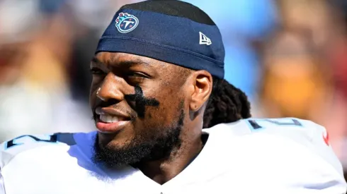 Derrick Henry with the Tennessee Titans