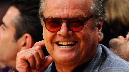 Jack Nicholson during a Lakers game in 2011