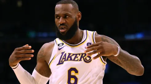 LeBron James of the Los Angeles Lakers during the series against the Memphis Grizllies