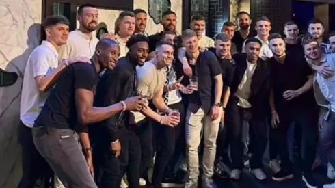 Wrexham squad in Las Vegas