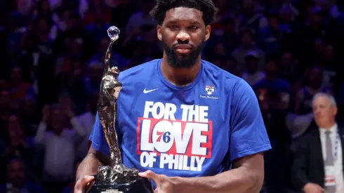 Joel Embiid received the MVP award ahead of game 3