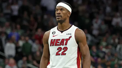 Jimmy Butler in action with the Miami Heat.