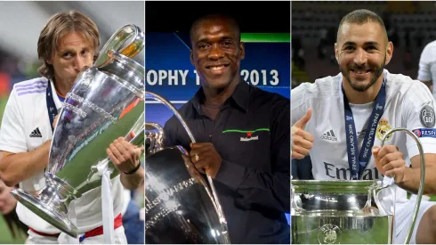 Luka Modric, Clarence Seedorf, and Karim Benzema