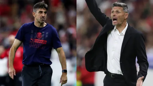 Veljko Paunovic of Chivas and Fernando Ortiz of Club America