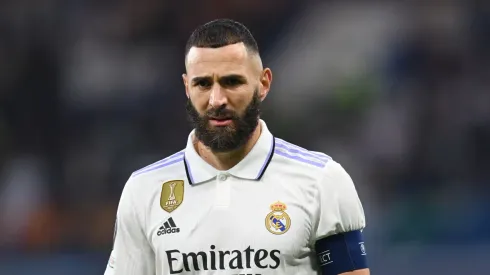 Karim Benzema of Real Madrid during the 2022-2023 Champions League
