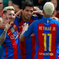 MSN\'s touching reunion: Neymar and Luis Suarez bid Lionel Messi emotional farewell from PSG