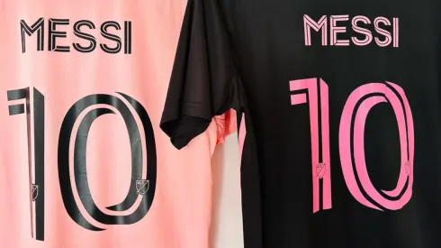 Inter Miami's jersey designs of Lionel Messi on social media
