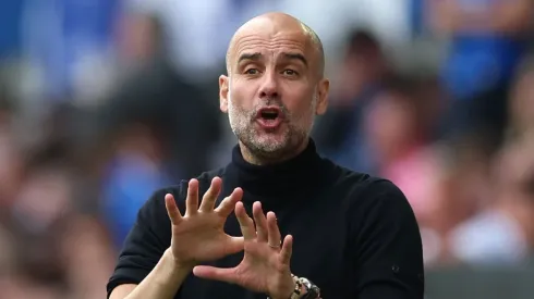 Manager Guardiola of Manchester City