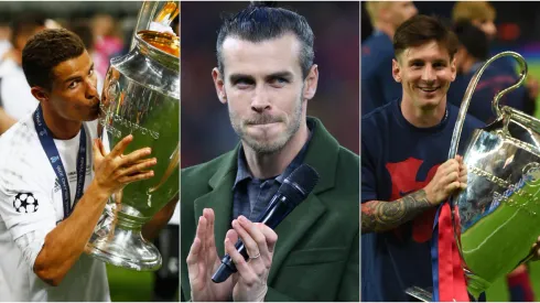 Cristiano Ronaldo, Gareth Bale, and Lionel Messi