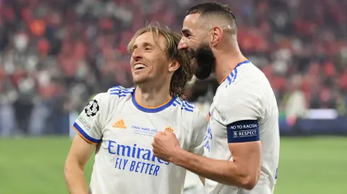 Luka Modric and Karim Benzema
