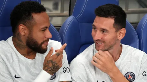 Neymar and Lionel Messi at PSG