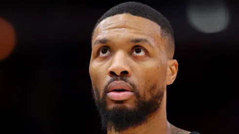 Damian Lillard with the Portland Trail Blazers