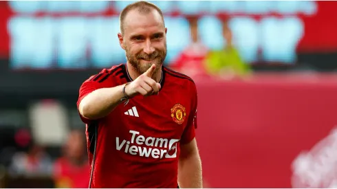 Christian Eriksen #14 of Manchester United