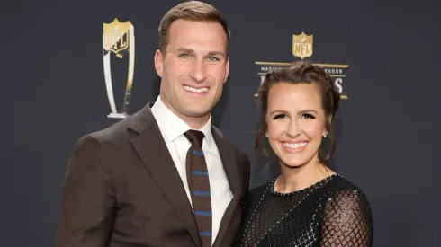Kirk Cousins and his wife Julie Hampton