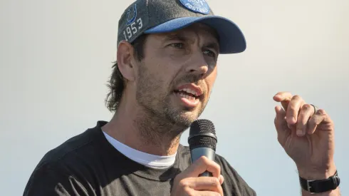 Head coach Shane Steichen of the Colts during 2023 training camp
