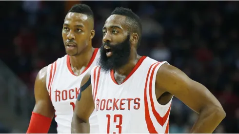 Dwight Howard and James Harden
