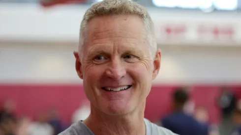 LAS VEGAS, NEVADA – AUGUST 03: Head coach Steve Kerr of the 2023 USA Basketball Men’s National Team attends a practice session during the team's training camp at the Mendenhall Center at UNLV as the team gets ready for the FIBA Men’s Basketball World Cup on August 03, 2023 in Las Vegas, Nevada. (Photo by Ethan Miller/Getty Images)