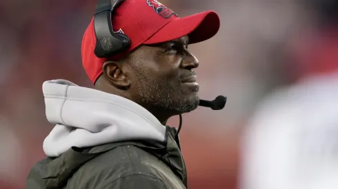 Head coach Todd Bowles of the Tampa Bay Buccaneers