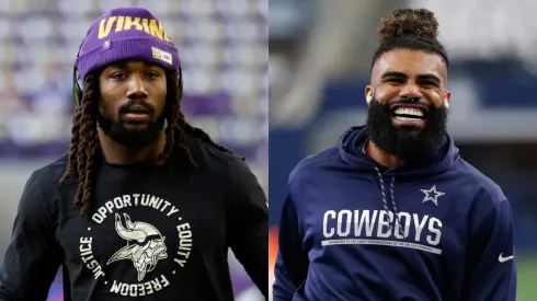 Dalvin Cook (left, Minnesota Vikings), Ezekiel Elliott (right, Dallas Cowboys) – NFL 2022