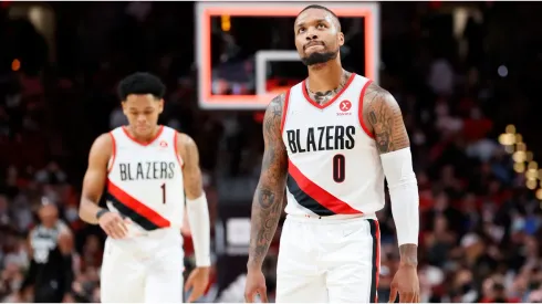 Damian Lillard and Anfernee Simons