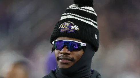 Lamar Jackson during the preseason opener