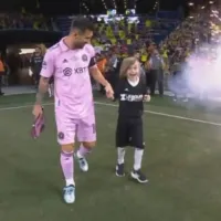 Amazing story of boy who walked on field of Leagues Cup final with Lionel Messi