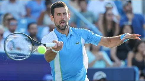 Novak Djokovic of Serbia