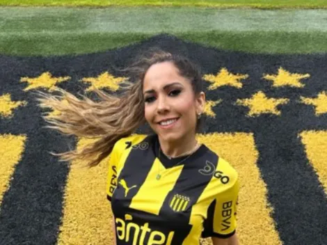 Brazilian model allowed to take raunchy pictures at Peñarol’s stadium amid outcry from rival directors
