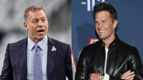 Troy Aikman (left), Tom Brady (right) - 2022