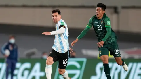 Messi against Bolivia
