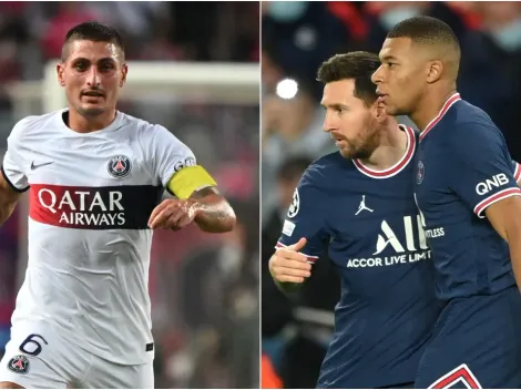 Lionel Messi, Kylian Mbappe react to Marco Verratti's exit from PSG