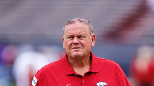 Head Coach Pittman of Arkanzas Razorbacks