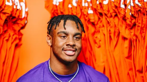 Khalil Barnes of the Clemson Tigers