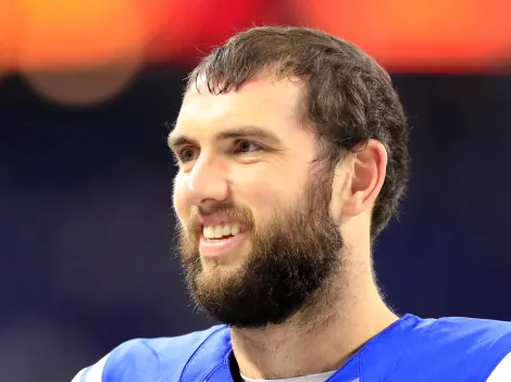Video: Captain Andrew Luck makes a 'special' appearance at 49ers vs Giants game