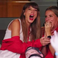 Love is in the air: Taylor Swift celebrates Travis Kelce\'s TD vs. Bears