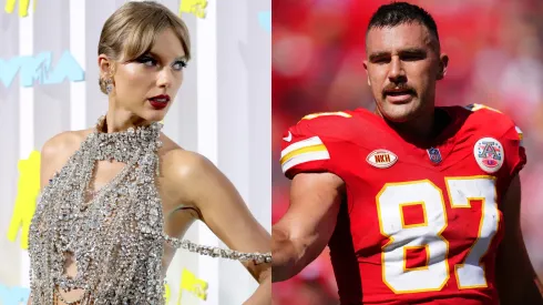 Taylor Swift and Travis Kelce