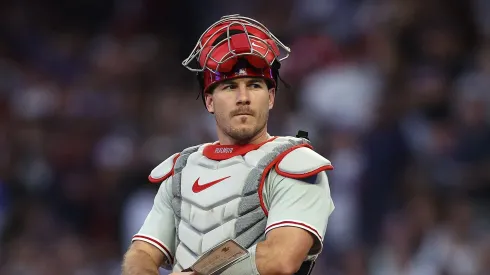 J.T. Realmuto #10 of the Philadelphia Phillies