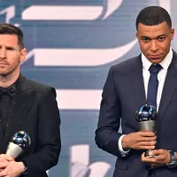 Kylian Mbappe reacts to Lionel Messi winning the 2023 Ballon d\'Or