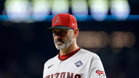 Manager Torey Lovullo of the Arizona Diamondbacks