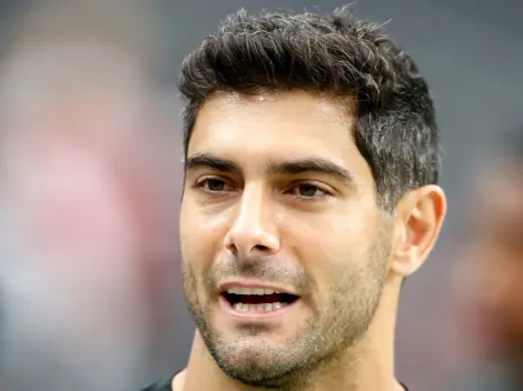 Las Vegas Raiders spark a huge controversy on social media with Jimmy Garoppolo