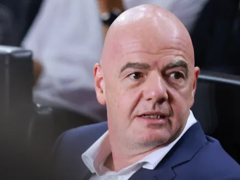 FIFA president Gianni Infantino reacts to violence at Brazil-Argentina