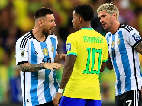 The conversation between Lionel Messi and Rodrygo before Brazil-Argentina, revealed